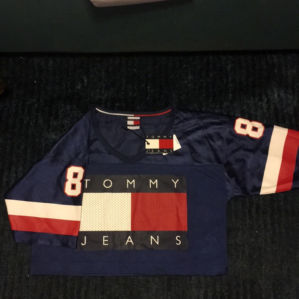 NWT Tommy Jeans cropped jersey